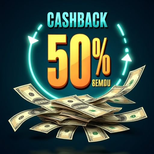 Ganhe metade do valor de suas apostas de volta com um cashback de 50%